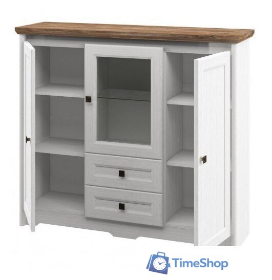 Тумба Мебель Неман Тиволи МН-035-04 (белый структурный-дуб стирлинг) - Изображение №2 — Интернет-магазин Time-Shop