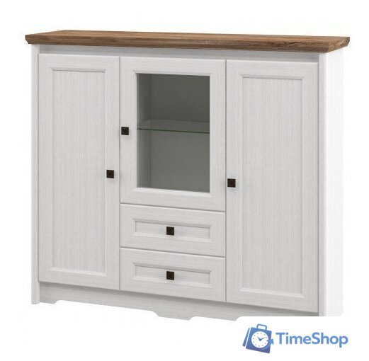 Тумба Мебель Неман Тиволи МН-035-04 (белый структурный-дуб стирлинг) - Изображение №1 — Интернет-магазин Time-Shop