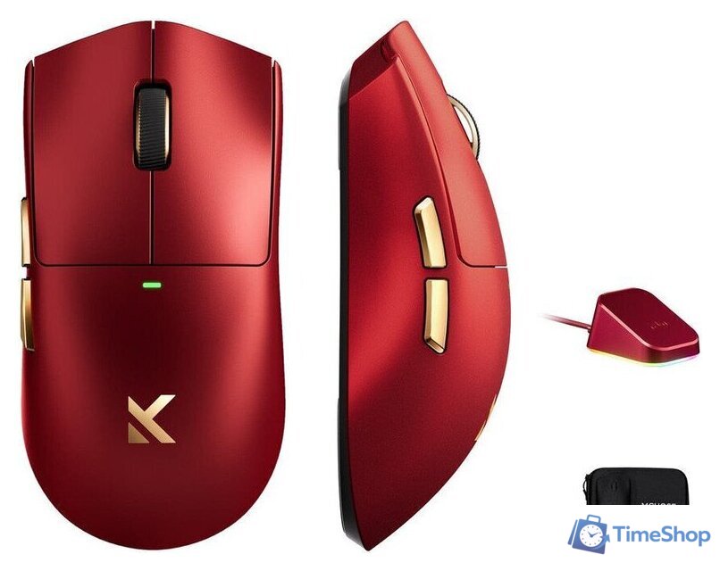 Игровая мышь MCHOSE K7 Ultra Lightweight Wireless (красный) - Изображение №2 — Интернет-магазин Time-Shop