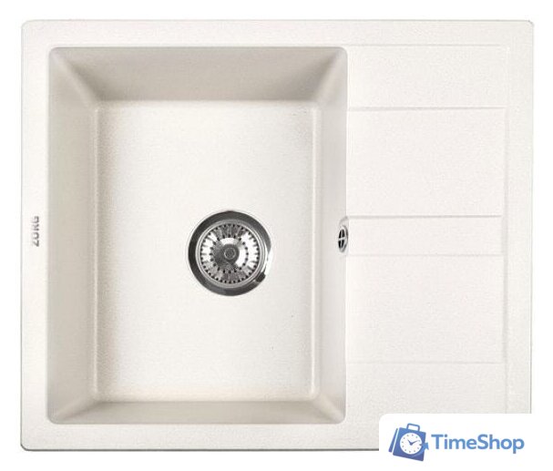 Кухонная мойка ZorG Apollo 58 (белый камень) - Изображение №1 — Интернет-магазин Time-Shop