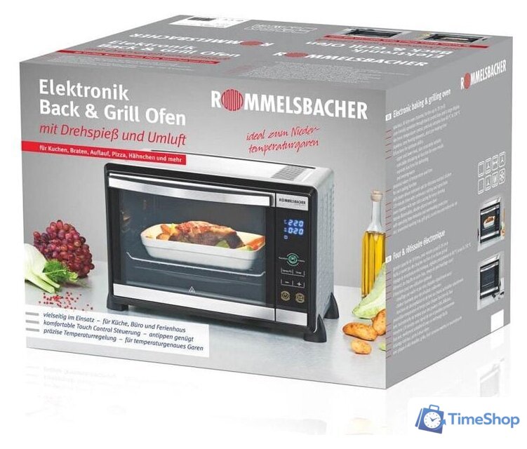Мини-печь ROMMELSBACHER BGE 1580/E - Изображение №5 — Интернет-магазин Time-Shop