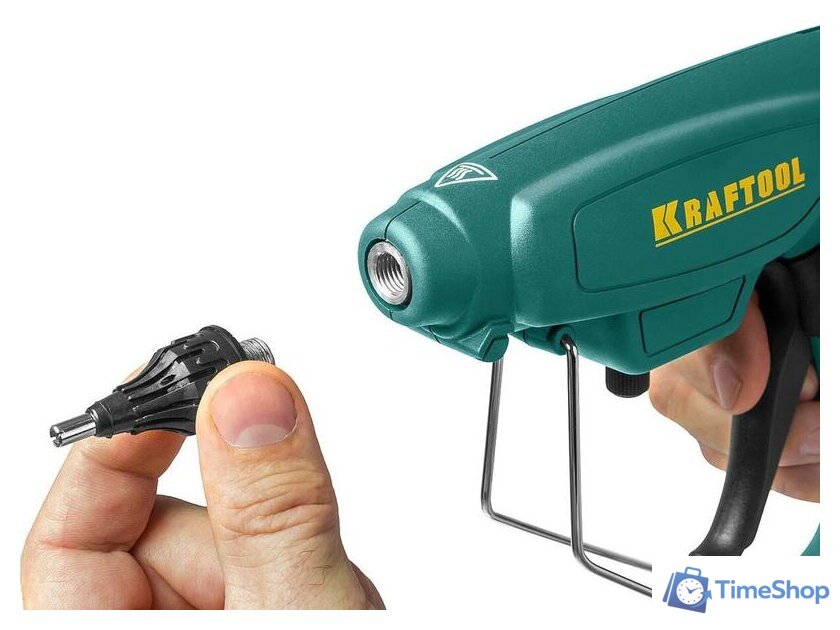 Термоклеевой пистолет KRAFTOOL Pro 06843-300-12 - Изображение №7 — Интернет-магазин Time-Shop