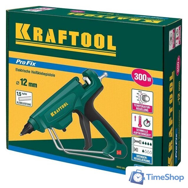 Термоклеевой пистолет KRAFTOOL Pro 06843-300-12 - Изображение №10 — Интернет-магазин Time-Shop