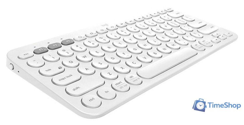 Клавиатура Logitech Multi-Device K380 Bluetooth 920-009589 (белый) - Изображение №2 — Интернет-магазин Time-Shop