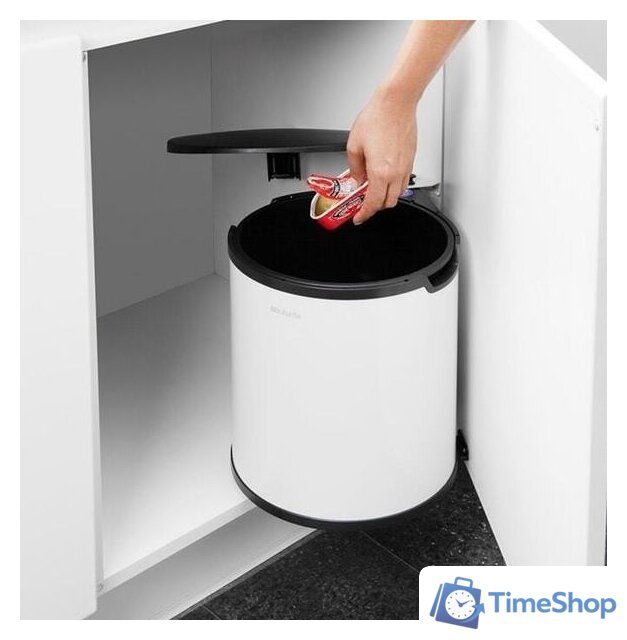 Мусорное ведро Brabantia Built in Bin 15 л (белый) - Изображение №7 — Интернет-магазин Time-Shop