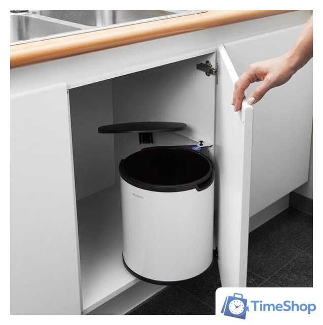 Мусорное ведро Brabantia Built in Bin 15 л (белый) - Изображение №8 — Интернет-магазин Time-Shop