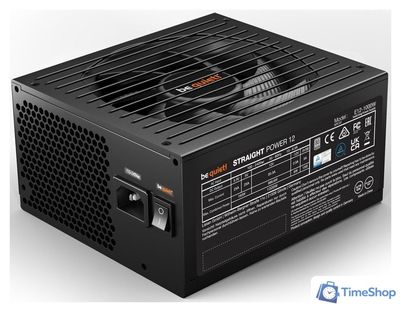 Блок питания be quiet! Straight Power 12 1000W BN338 - Изображение №8 — Интернет-магазин Time-Shop