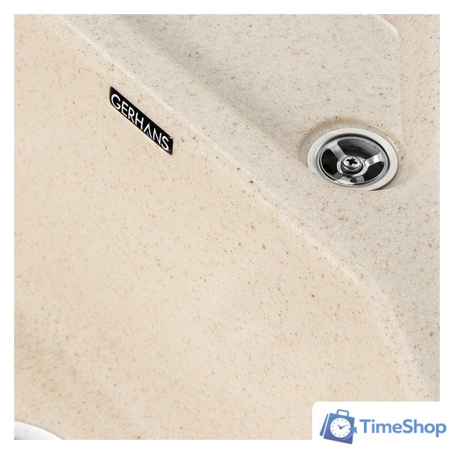 Кухонная мойка Gerhans E08 (бежевый) - Изображение №5 — Интернет-магазин Time-Shop