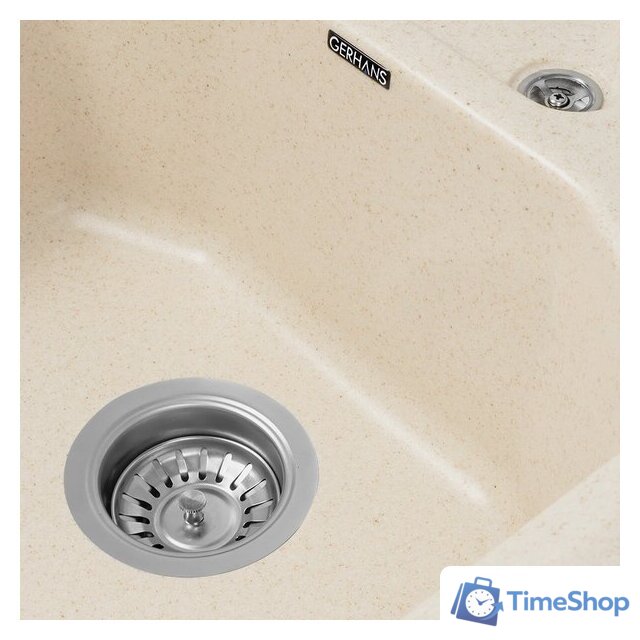Кухонная мойка Gerhans E08 (бежевый) - Изображение №4 — Интернет-магазин Time-Shop
