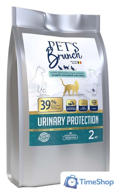 Сухой корм для кошек Pet's Brunch Urinary Protection 2 кг - Изображение №1 — Интернет-магазин Time-Shop