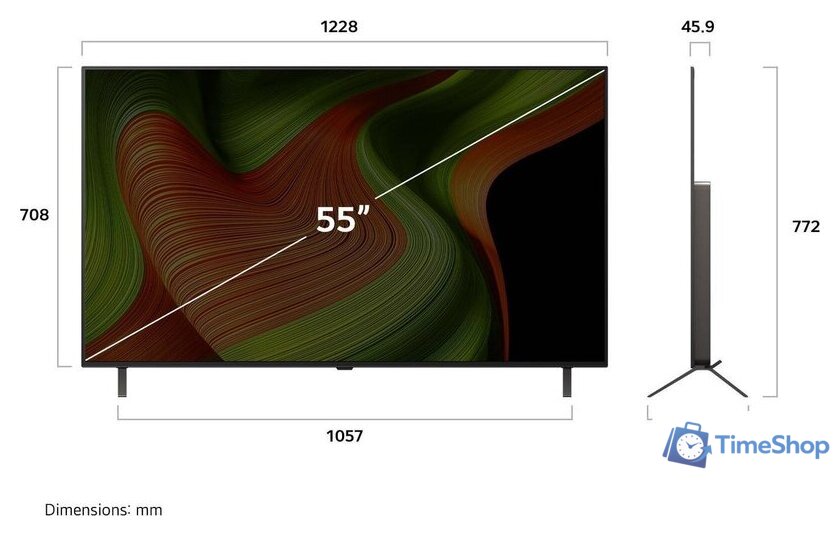 OLED телевизор LG OLED AI B5 OLED55B5RLA - Изображение №4 — Интернет-магазин Time-Shop