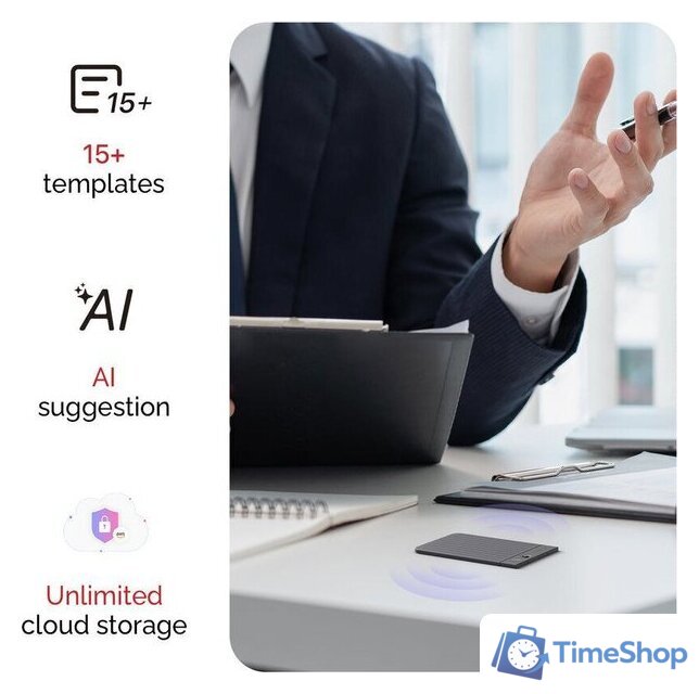 ИИ-диктофон Plaud Note (черный) - Изображение №8 — Интернет-магазин Time-Shop