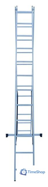 Лестница-стремянка Новая высота NV 122 алюминиевая двухсекционная 2x12 ступеней - Изображение №5 — Интернет-магазин Time-Shop