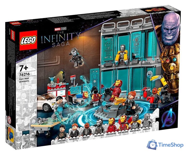 Конструктор LEGO Marvel 76216 Арсенал Железного человека - Изображение №1 — Интернет-магазин Time-Shop