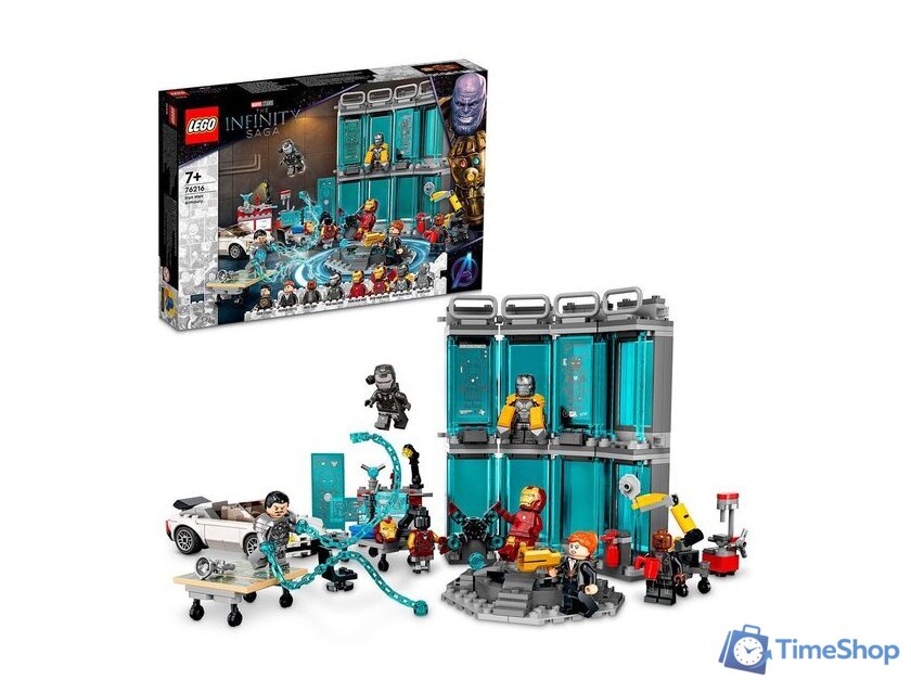 Конструктор LEGO Marvel 76216 Арсенал Железного человека - Изображение №12 — Интернет-магазин Time-Shop