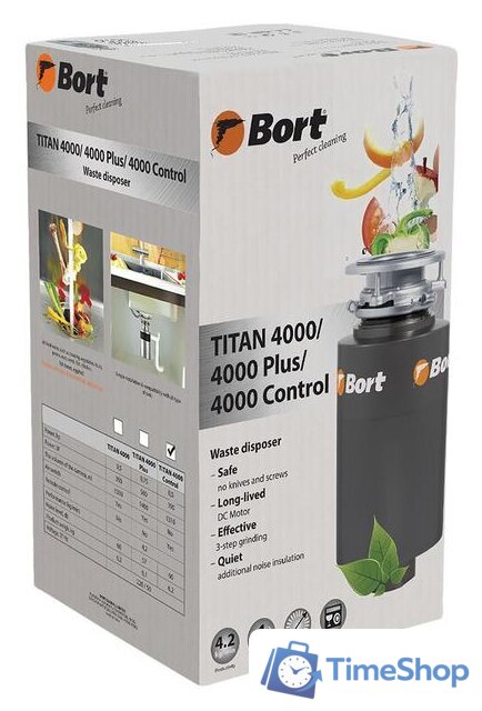 Измельчитель пищевых отходов Bort Titan 4000 (Control) - Изображение №6 — Интернет-магазин Time-Shop