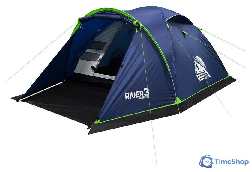 Треккинговая палатка RSP Outdoors River 3 (синий) - Изображение №6 — Интернет-магазин Time-Shop