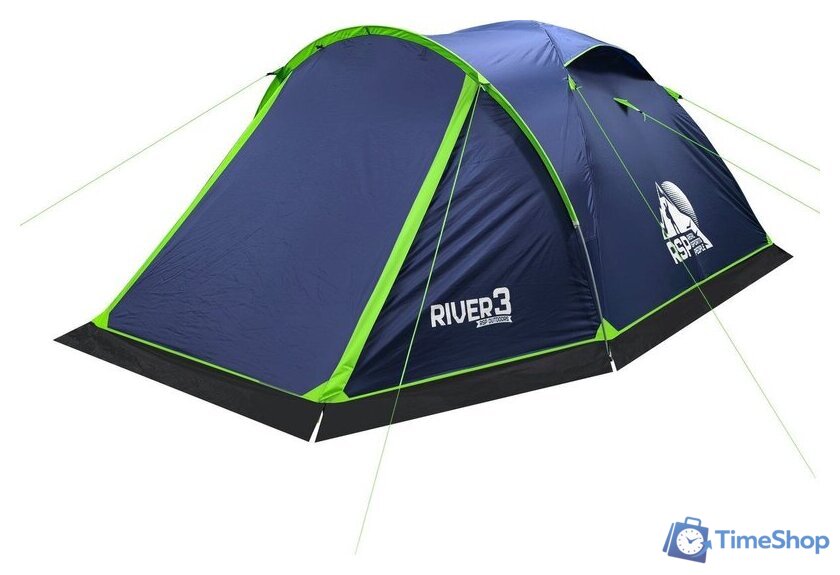 Треккинговая палатка RSP Outdoors River 3 (синий) - Изображение №7 — Интернет-магазин Time-Shop