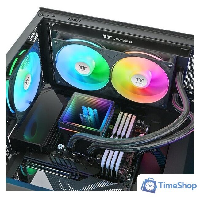Система жидкостного охлаждения для процессора Thermaltake TH240 V3 ARGB Sync CL-W465-PL12SW-A - Изображение №5 — Интернет-магазин Time-Shop