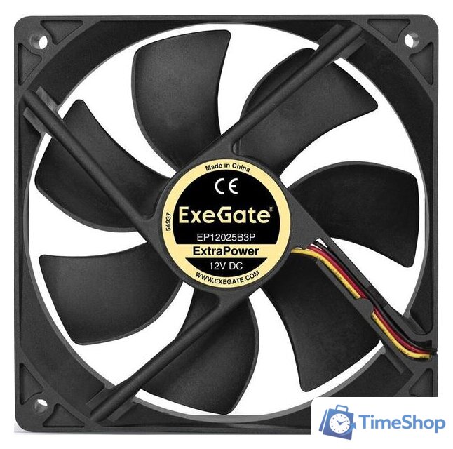 Вентилятор для корпуса ExeGate ExtraPower EP12025B3P EX283386RUS - Изображение №2 — Интернет-магазин Time-Shop