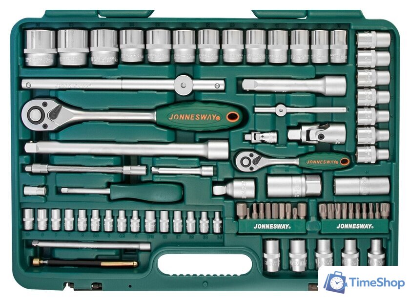 Универсальный набор инструментов Jonnesway S04H624101SA (101 предмет) - Изображение №3 — Интернет-магазин Time-Shop