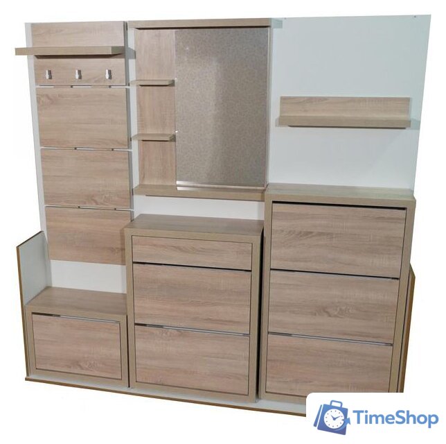 Тумба для обуви Анрат Элана 2.70 дуб сонома - Изображение №2 — Интернет-магазин Time-Shop