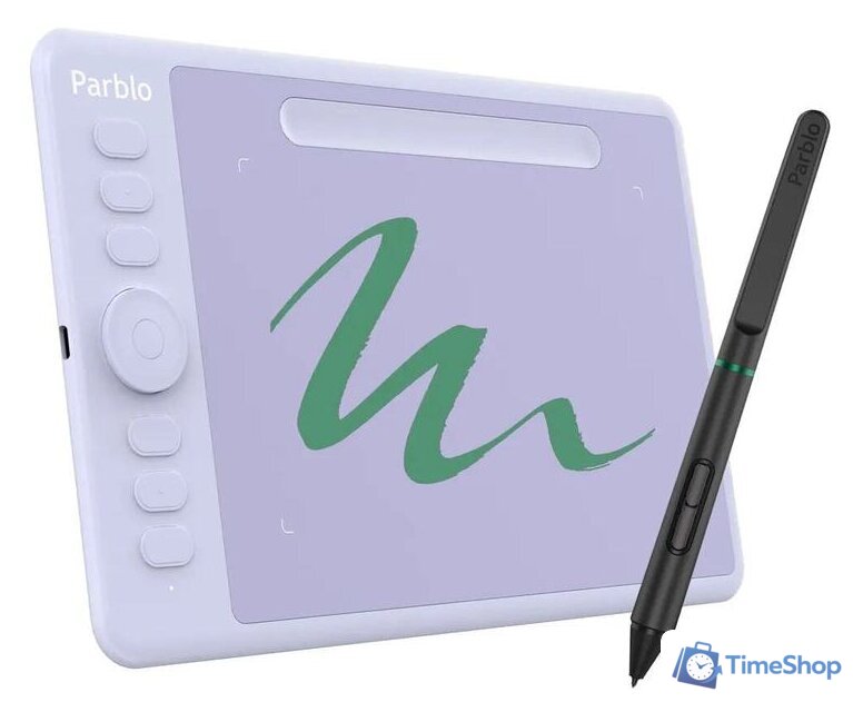 Графический планшет Parblo Intangbo S (сиреневый) - Изображение №13 — Интернет-магазин Time-Shop