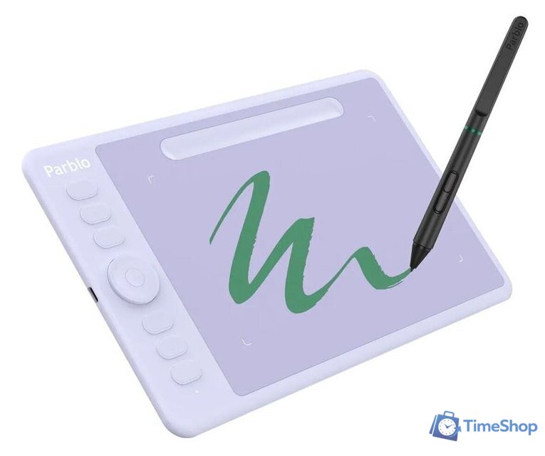 Графический планшет Parblo Intangbo S (сиреневый) - Изображение №10 — Интернет-магазин Time-Shop