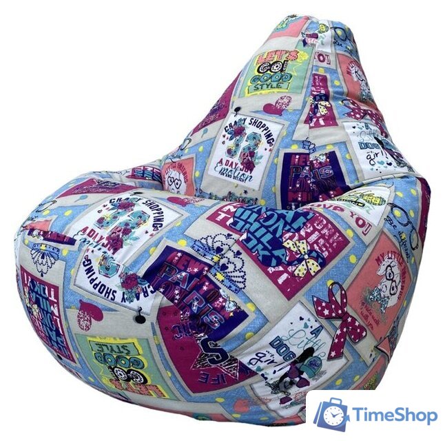 Кресло-мешок Flagman Груша Мега Г3.4-122 Дрим 01 - Изображение №1 — Интернет-магазин Time-Shop