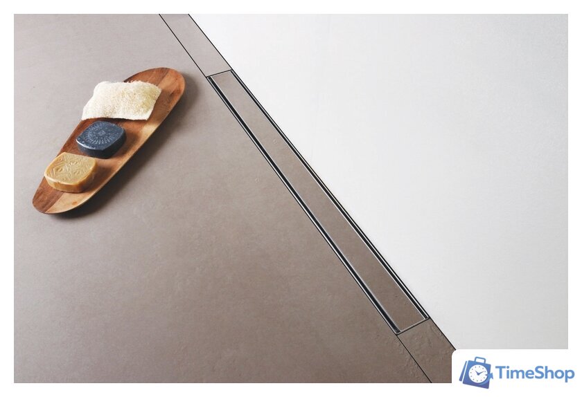 Трап/канал Berges Wasserhaus B1 Keramik 900 (матовый хром) - Изображение №2 — Интернет-магазин Time-Shop