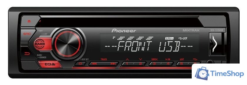 CD/MP3-магнитола Pioneer DEH-S1150UB - Изображение №1 — Интернет-магазин Time-Shop