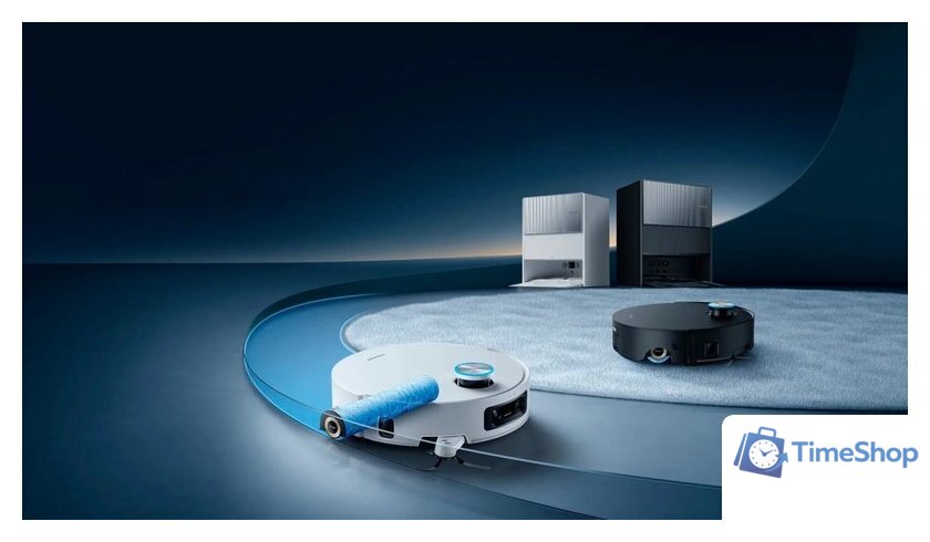 Робот-пылесос Dreame Robot Vacuum Aqua10 Ultra Roller Complete Black RLH71DE-1 (евровилка, черный) - Изображение №3 — Интернет-магазин Time-Shop