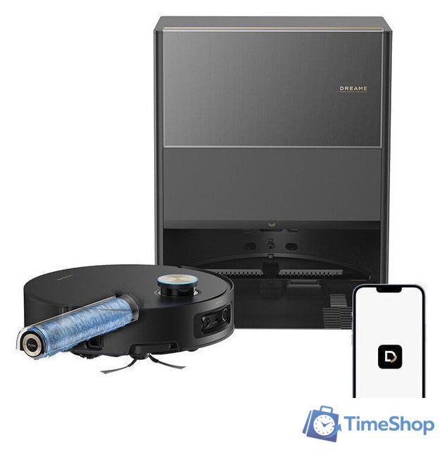 Робот-пылесос Dreame Robot Vacuum Aqua10 Ultra Roller Complete Black RLH71DE-1 (евровилка, черный) - Изображение №1 — Интернет-магазин Time-Shop