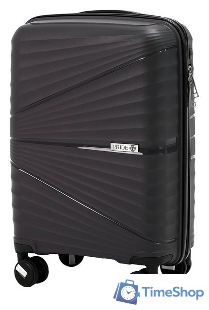 Чемодан-спиннер Pride PP-9702 (S, темно-серый) - Изображение №1 — Интернет-магазин Time-Shop