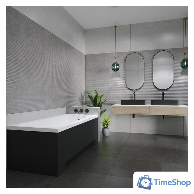 Ванна Lauter Bianca 140 21207140 (с каркасом и сифоном 21Y11021 матовый черный) - Изображение №17 — Интернет-магазин Time-Shop