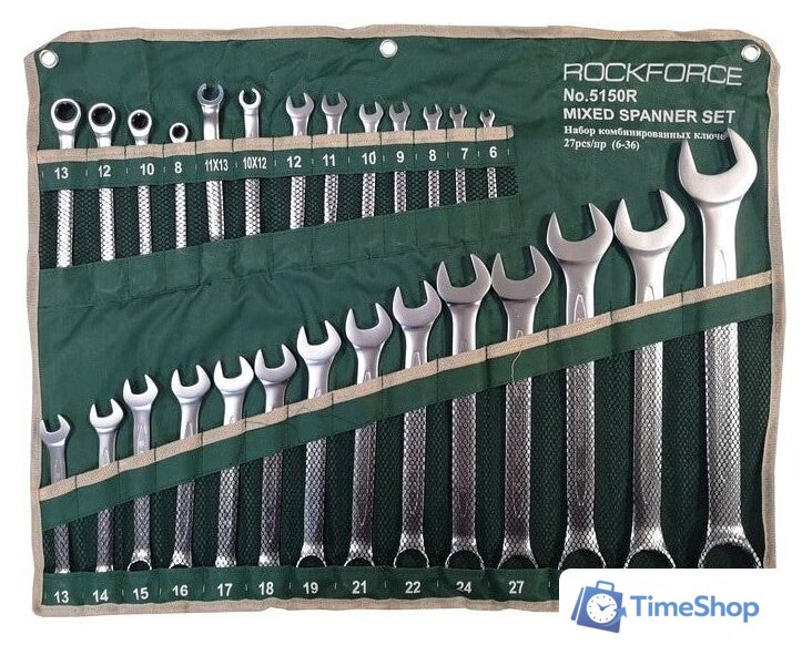 Набор ключей RockForce RF-5150R (27 предметов) - Изображение №1 — Интернет-магазин Time-Shop