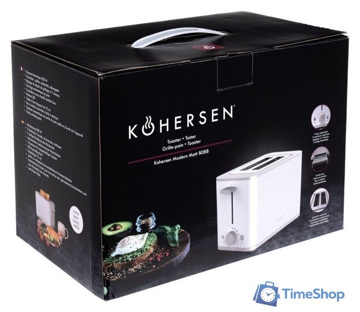 Тостер Kohersen Modern Matt B088 72205 - Изображение №8 — Интернет-магазин Time-Shop