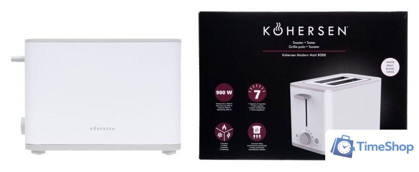 Тостер Kohersen Modern Matt B088 72205 - Изображение №7 — Интернет-магазин Time-Shop