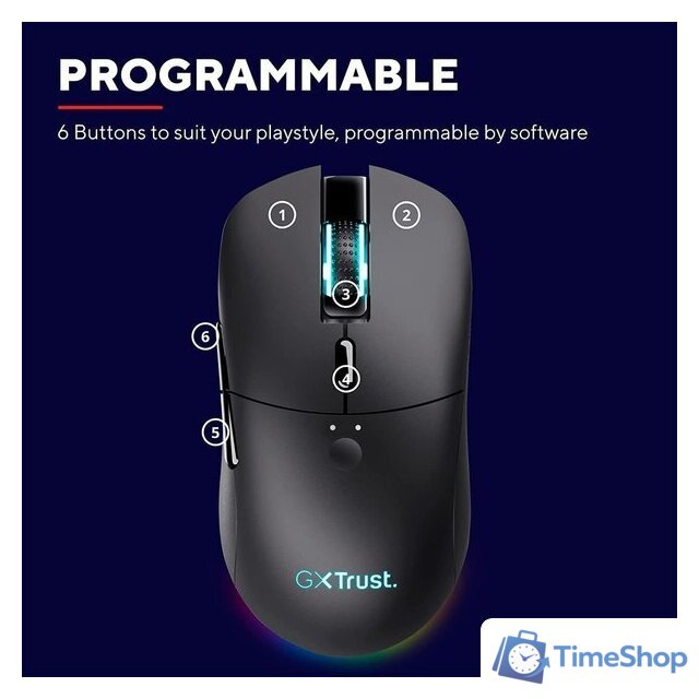 Игровая мышь Trust GXT 980 Redex - Изображение №6 — Интернет-магазин Time-Shop