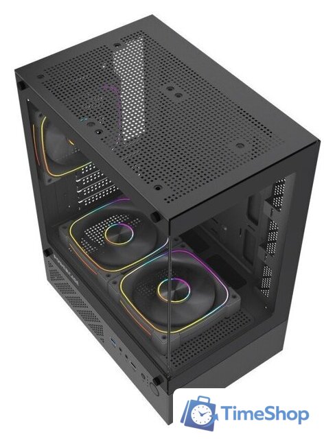 Корпус Powercase Vision Micro M1 ARGB CVMM1B-A3 - Изображение №3 — Интернет-магазин Time-Shop