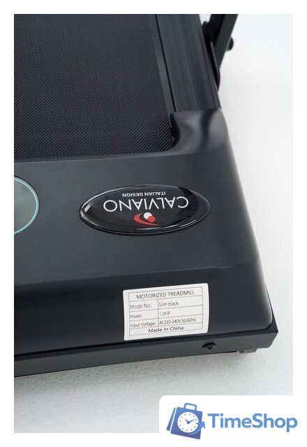 Электрическая беговая дорожка Calviano Slim Black - Изображение №11 — Интернет-магазин Time-Shop