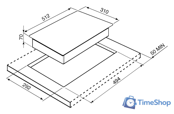 Варочная панель Smeg PGF30T-1 - Изображение №4 — Интернет-магазин Time-Shop