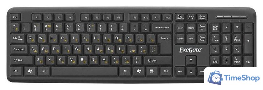 Офисный набор ExeGate Professional Standard Combo MK120 EX286204RUS - Изображение №2 — Интернет-магазин Time-Shop