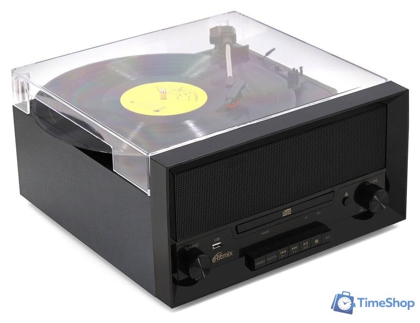 Многофункциональный аудиоцентр Ritmix LP-400B (черный) - Изображение №5 — Интернет-магазин Time-Shop