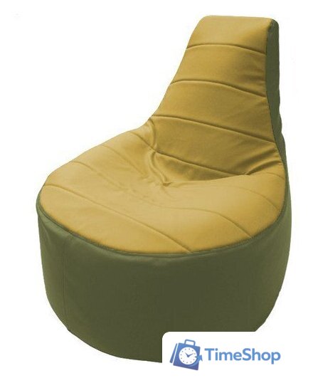 Кресло-мешок Flagman Трон Т1.3-30 (охра/оливковый) - Изображение №1 — Интернет-магазин Time-Shop