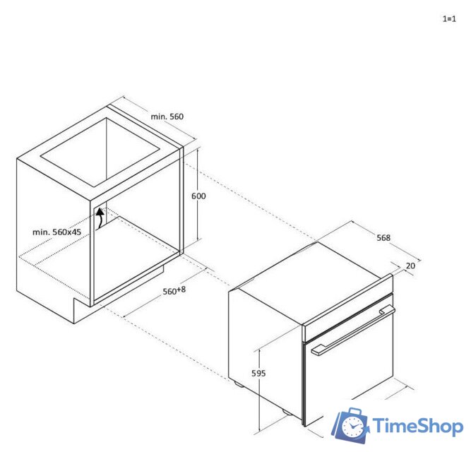 Электрический духовой шкаф Candy CA6NP5B3YTB - Изображение №19 — Интернет-магазин Time-Shop