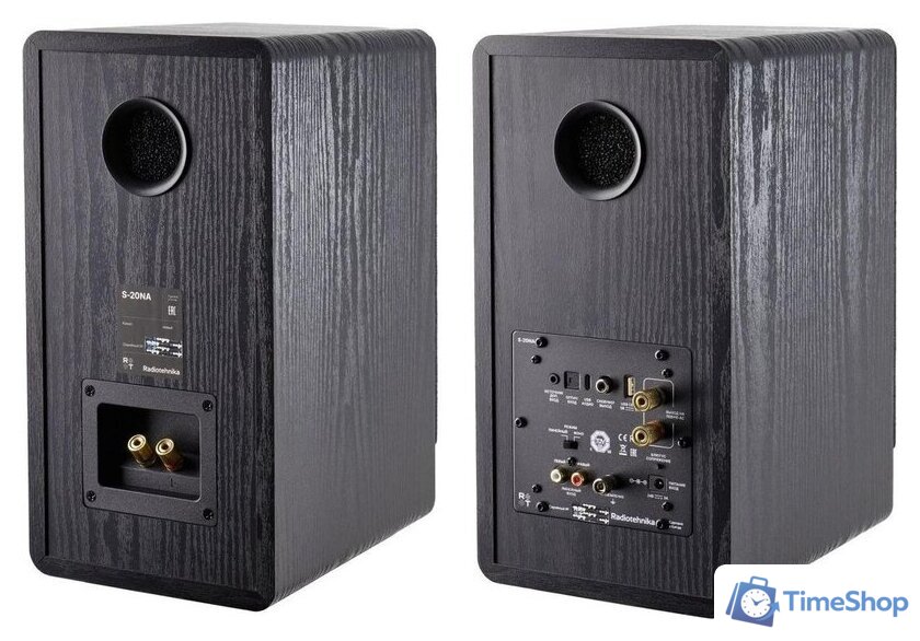 Полочная акустика Radiotehnika S-20NA (черный) - Изображение №3 — Интернет-магазин Time-Shop