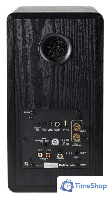 Полочная акустика Radiotehnika S-20NA (черный) - Изображение №5 — Интернет-магазин Time-Shop