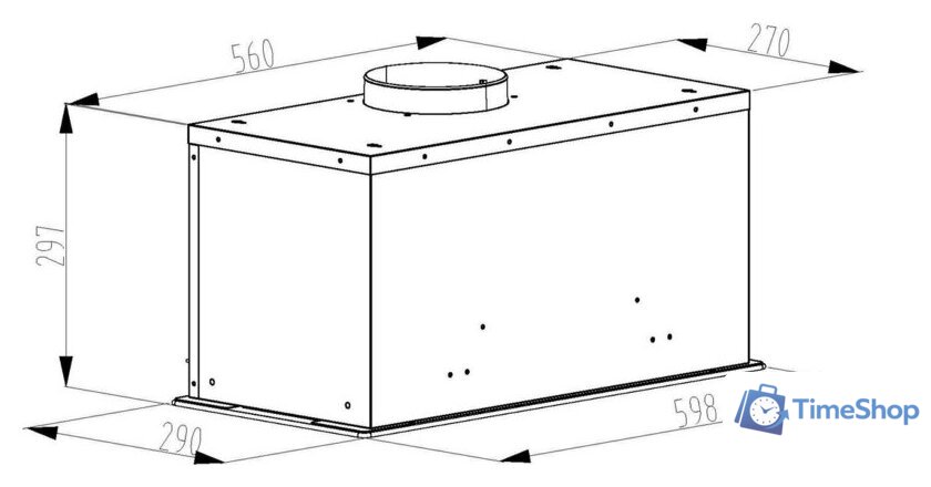 Кухонная вытяжка Schtoff Planet 60 Black (черный) - Изображение №2 — Интернет-магазин Time-Shop