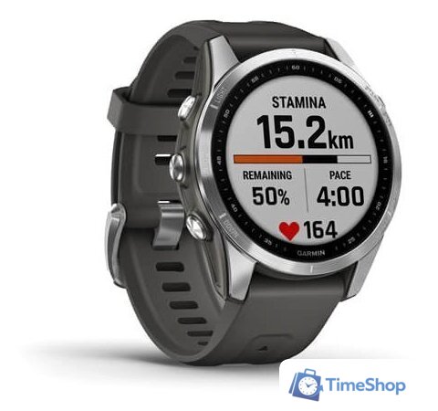 Умные часы Garmin Fenix 7S (серебристый/графитовый) - Изображение №3 — Интернет-магазин Time-Shop